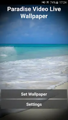 Paradise Video Live Wallpaper android App screenshot 4